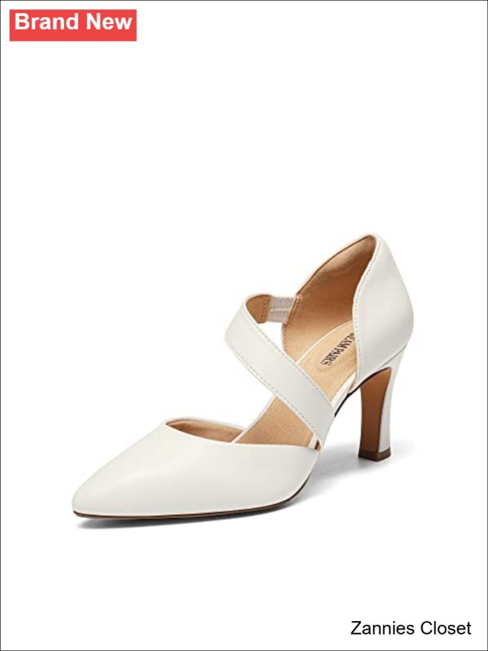 ✨DREAM PAIRS Women's High Heels Comfortable Work Pumps - 3 inch Pointed Toe